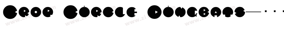Crop Circle Dingbats字体转换